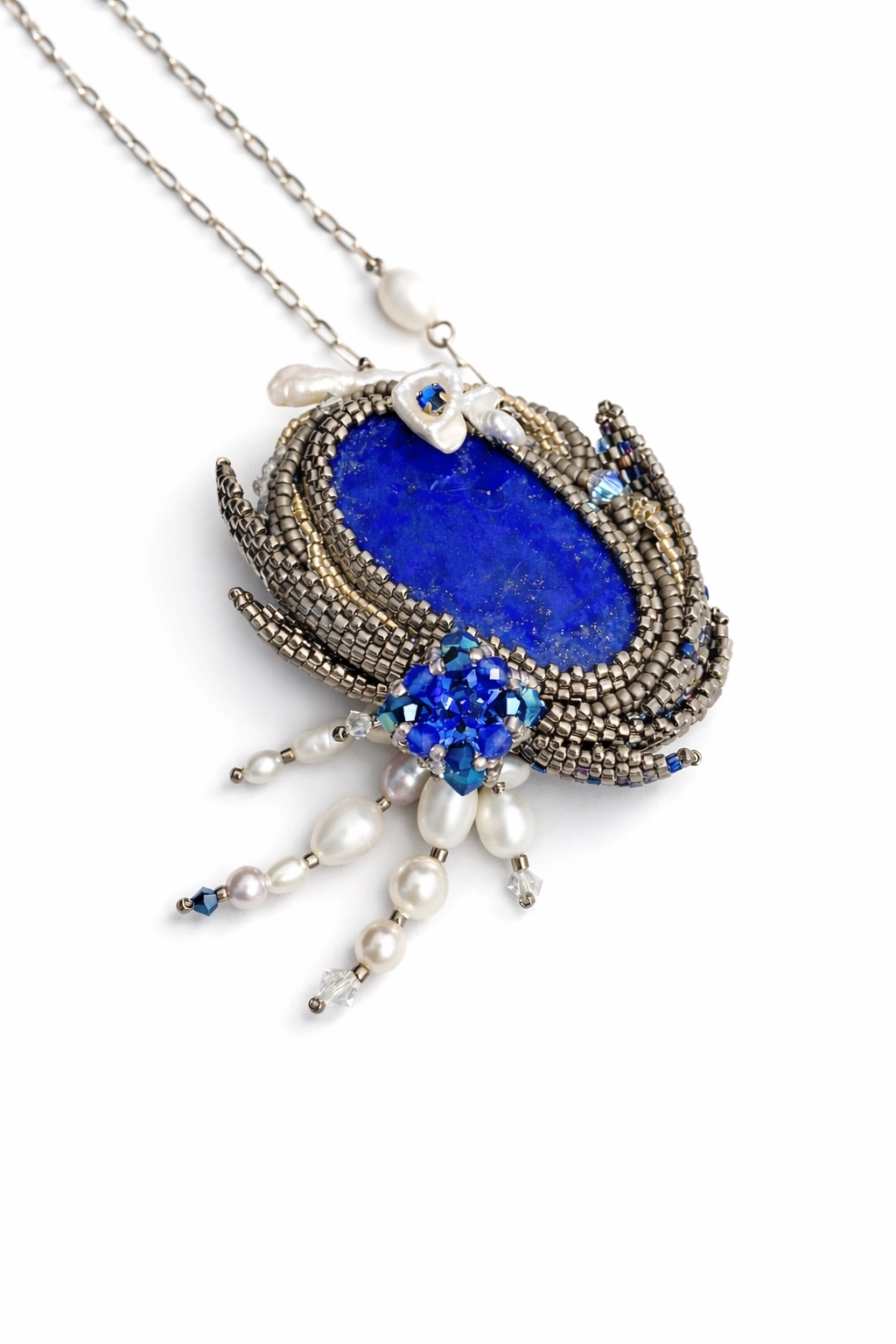 "Stardust" Lapis Lazuli Pendant - product photo