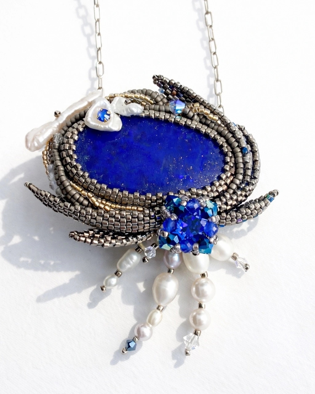 "Stardust" Lapis Lazuli Pendant - product photo