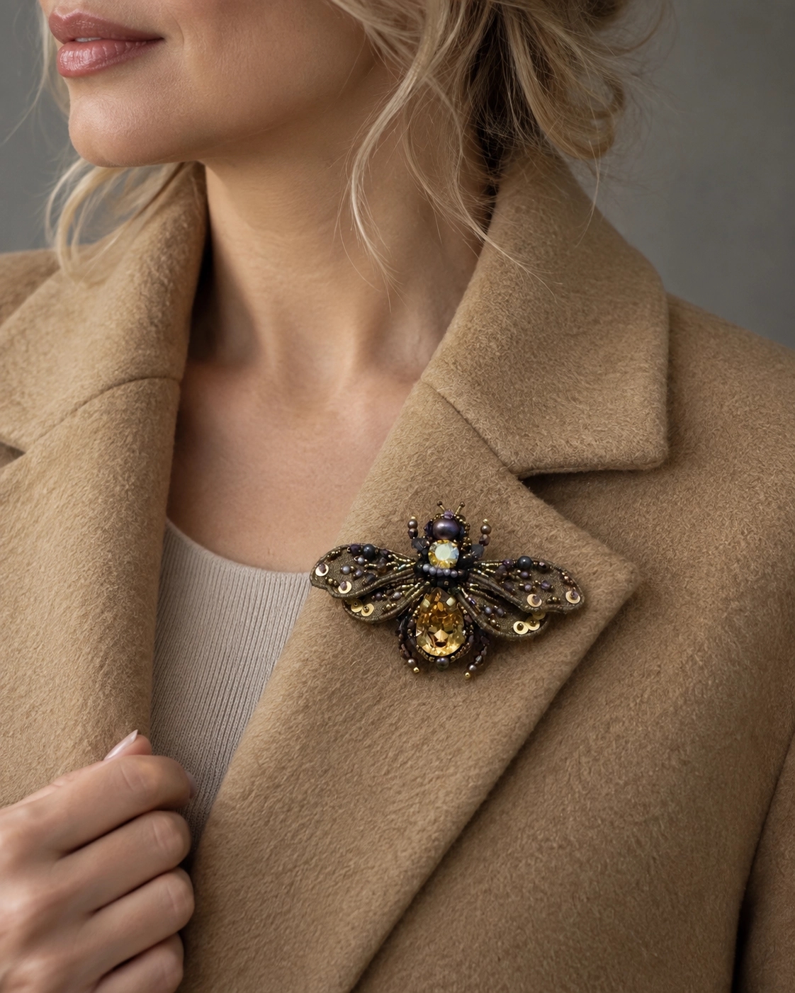 Moth Brooch - product photo