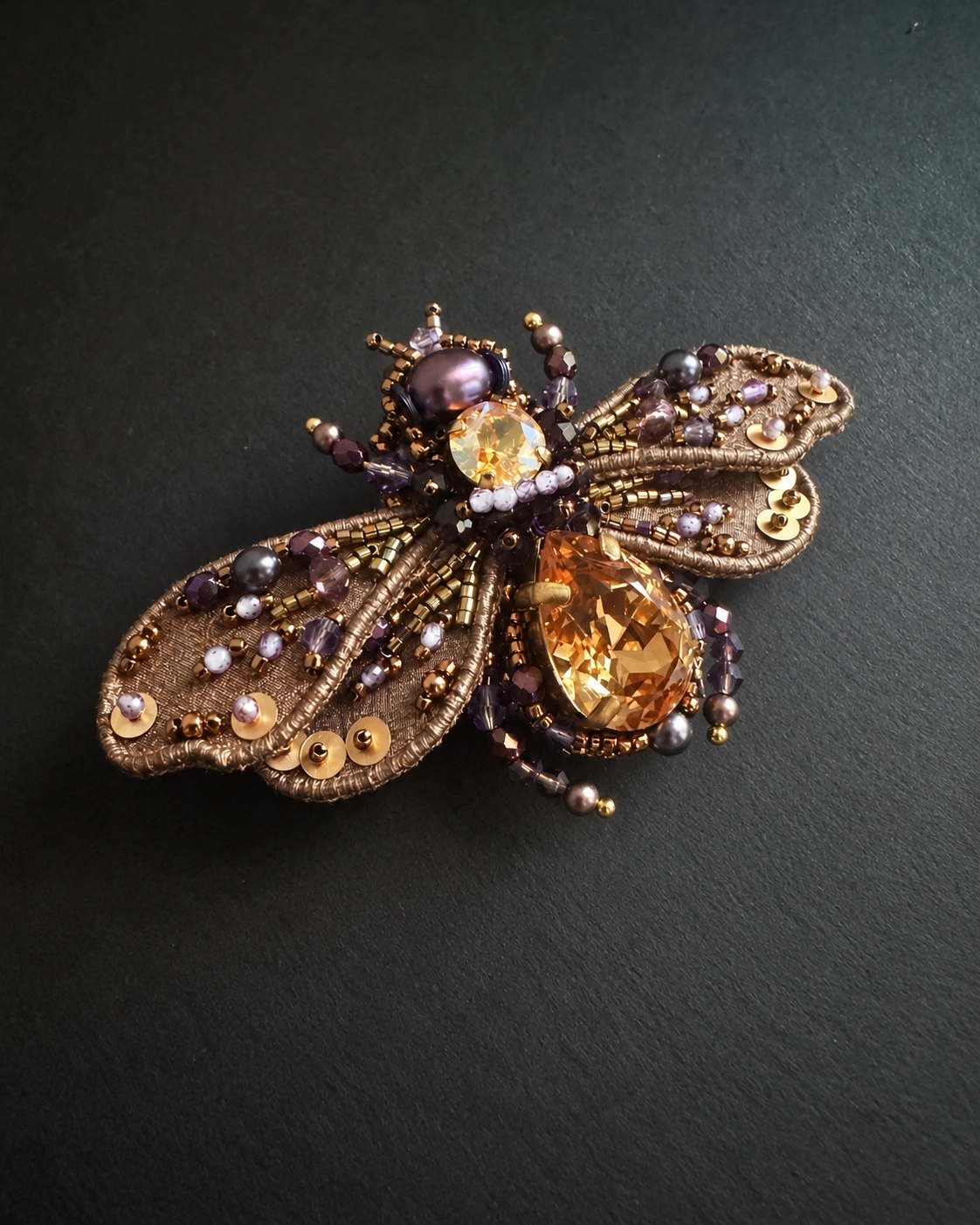 Moth Brooch - product photo