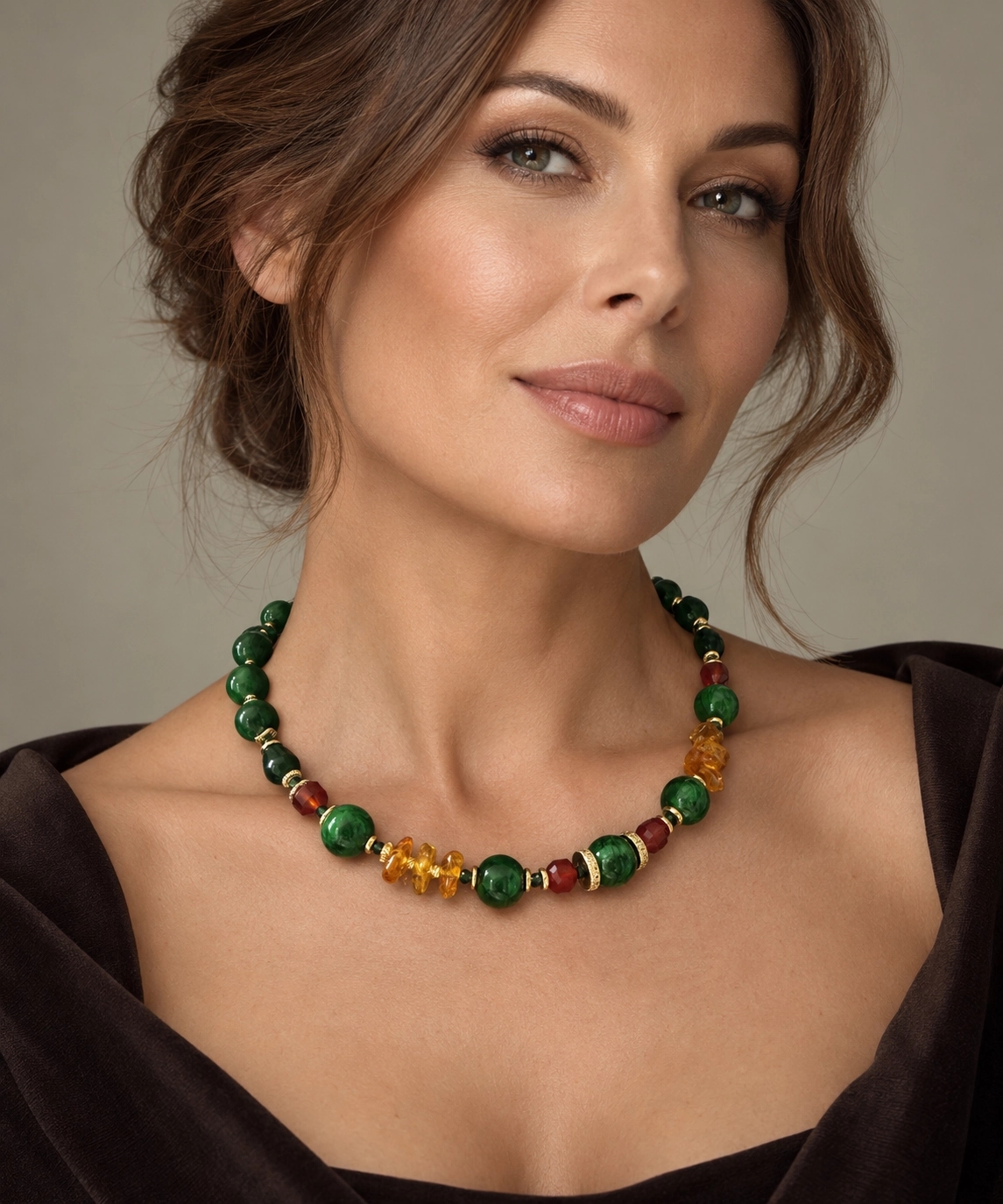 Autumn Mosaic Necklace - product photo