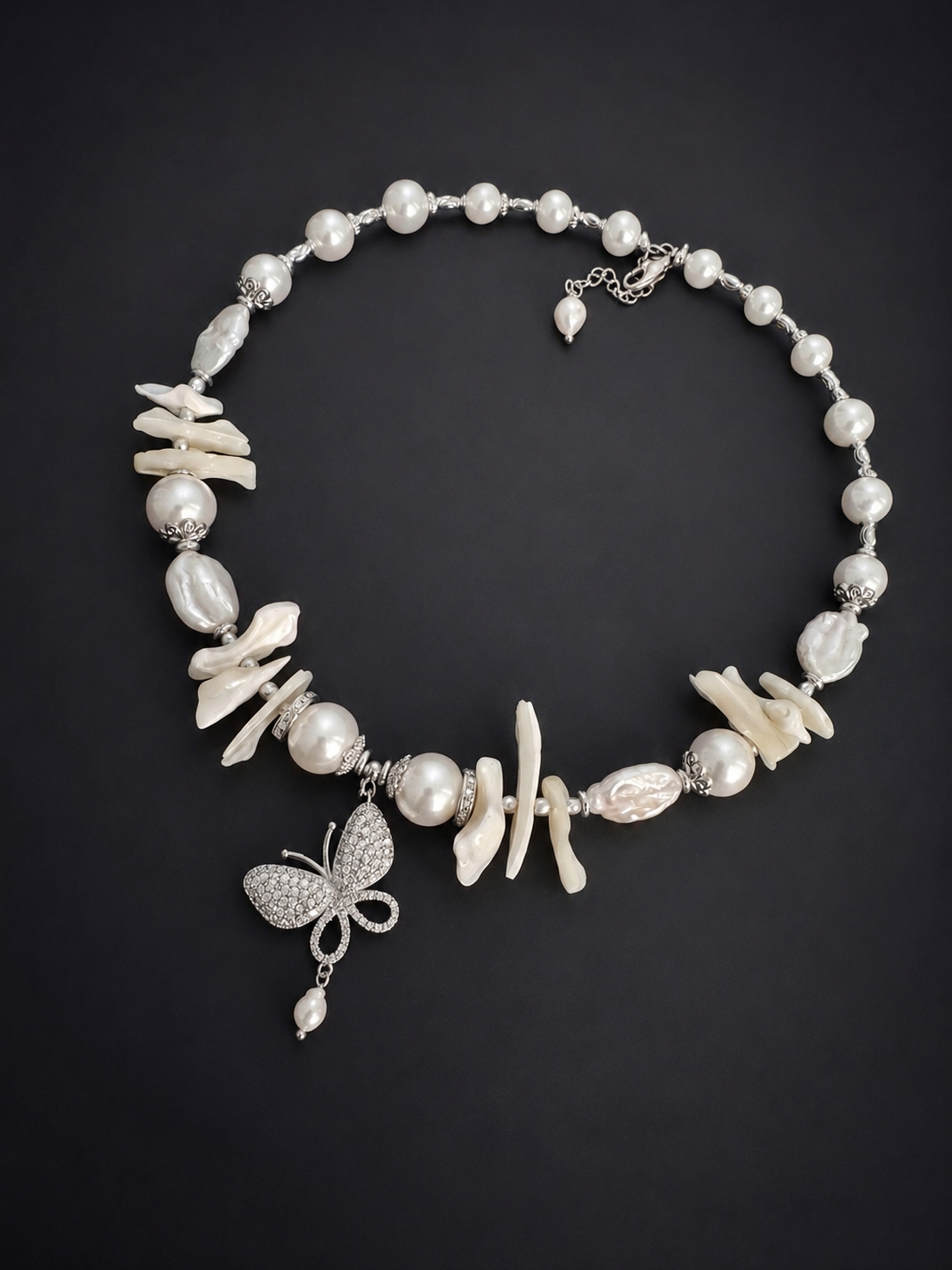 Butterfly necklace - product photo