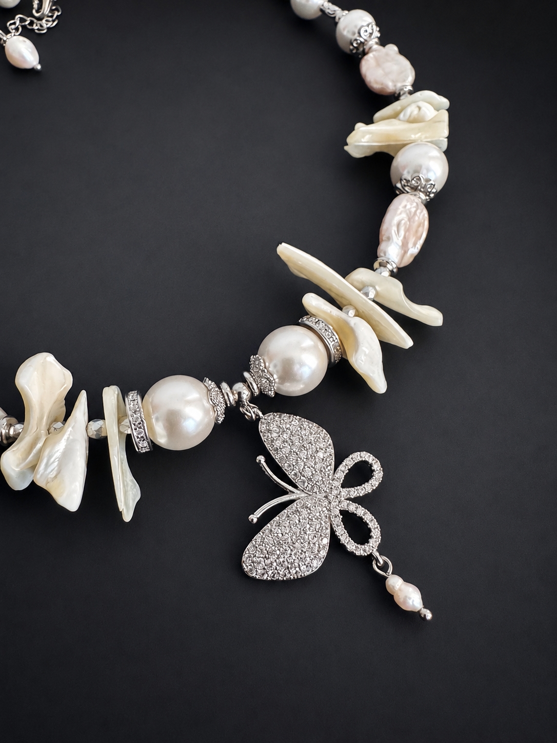 Butterfly necklace - product photo