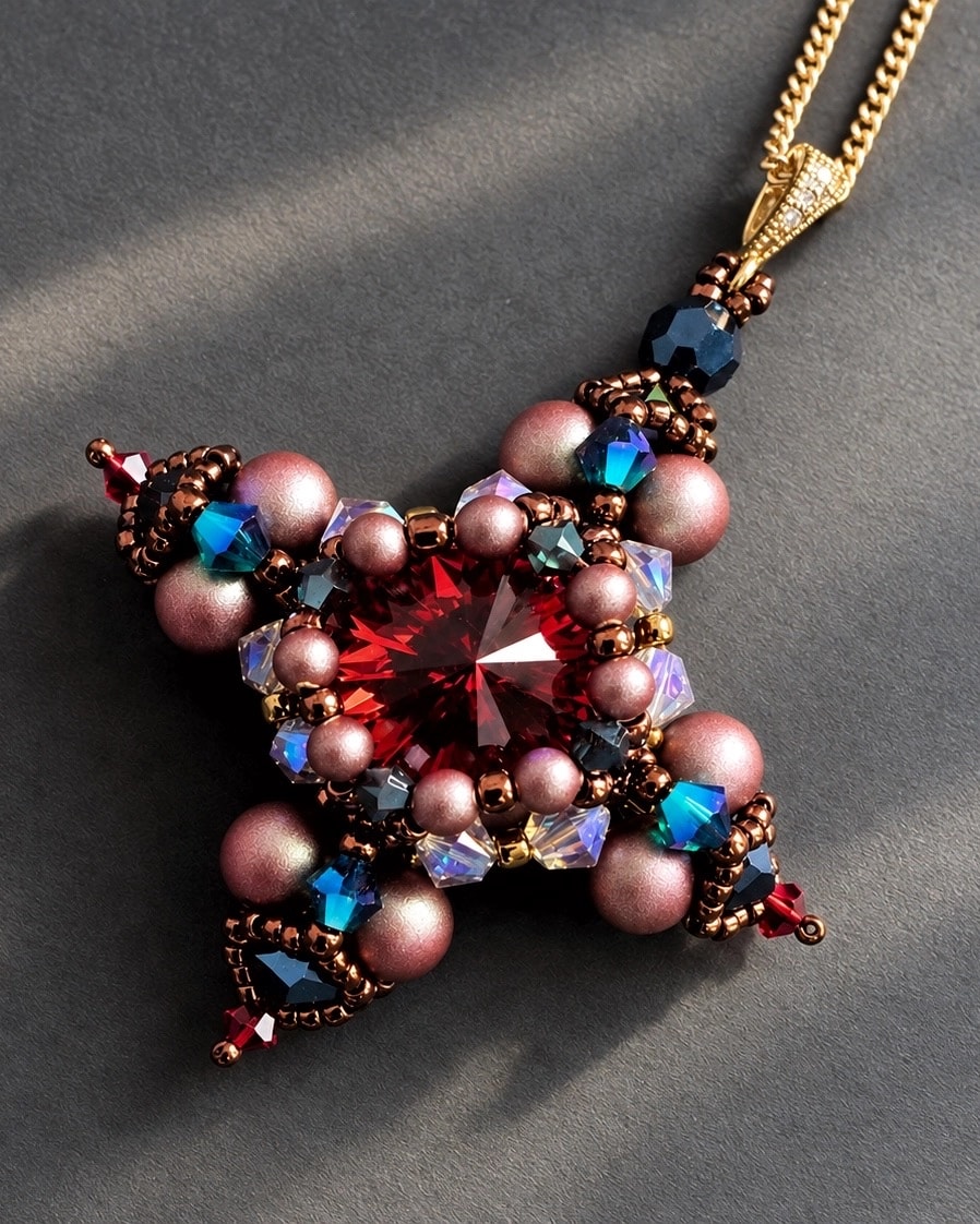 Crimson Star Pendant - photo 2