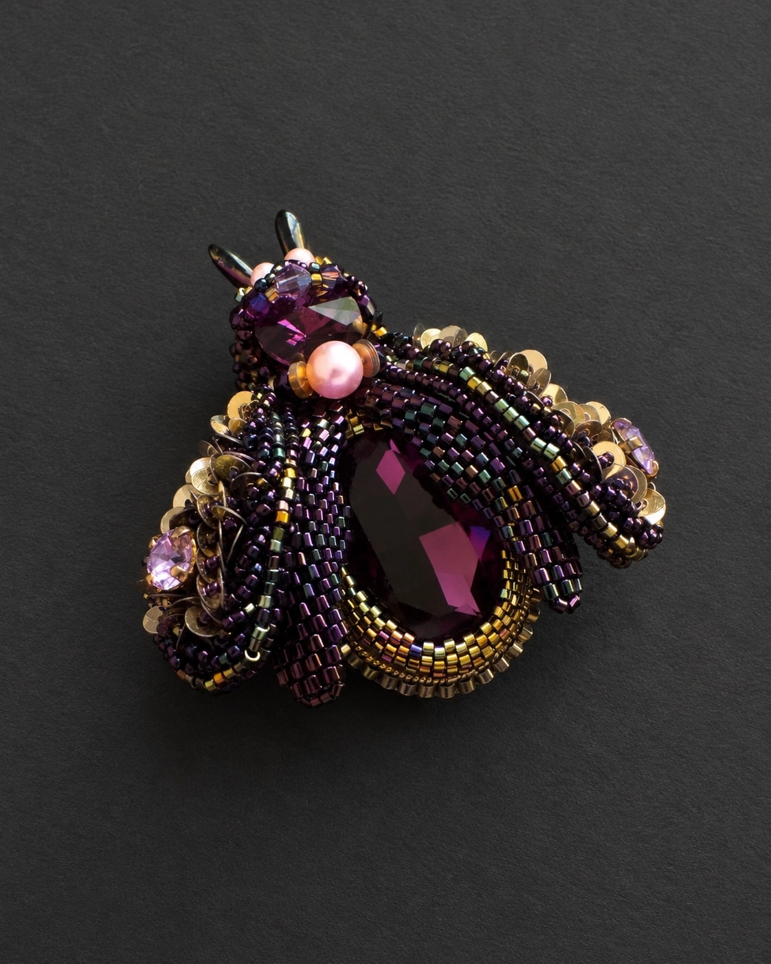 Amethyst Brooch - catalog