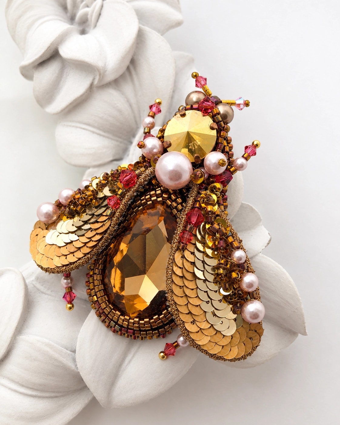 Golden Firefly Brooch - catalog