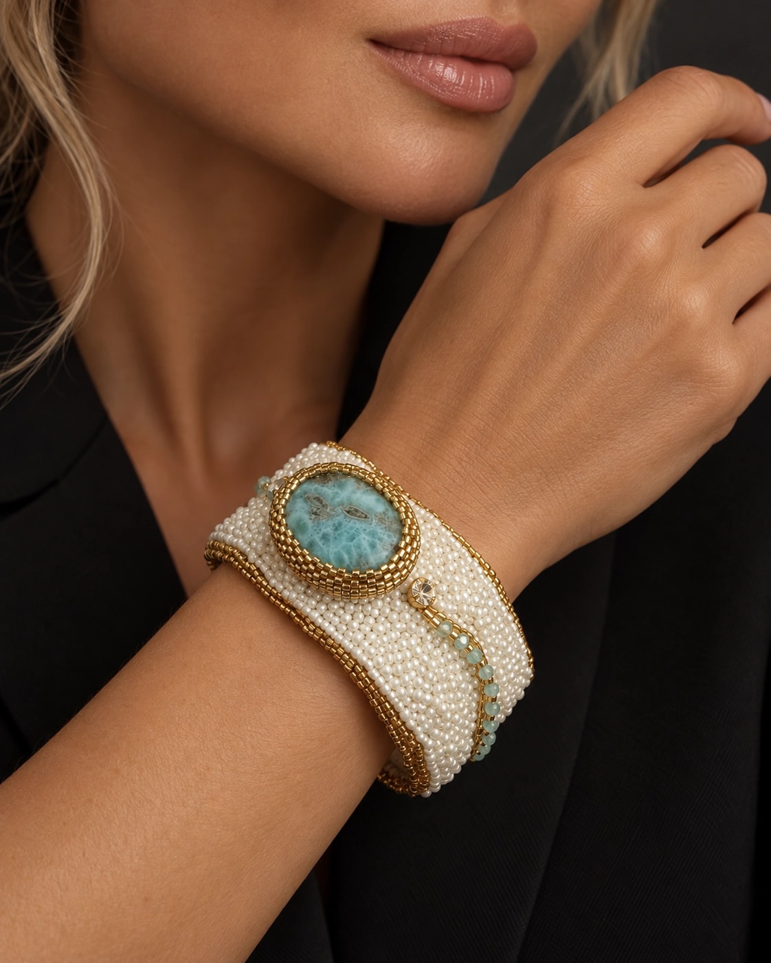 Caribbean Lagoon Bracelet - on model